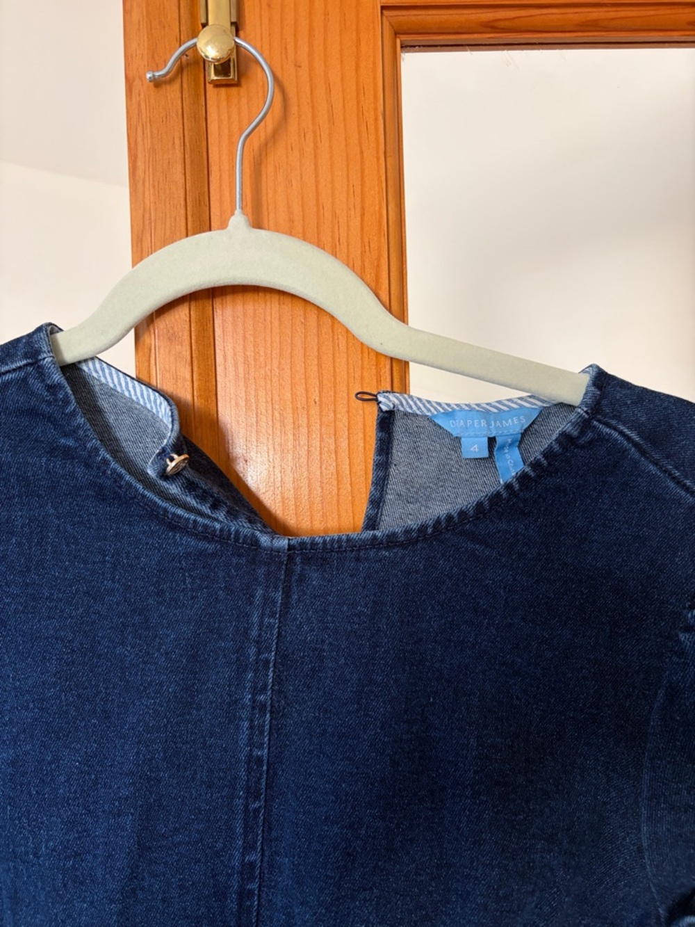 Draper James Cap Sleeve Denim Dress, size 4